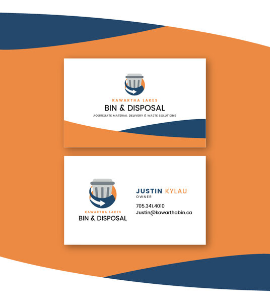 Kawartha Lakes Bin Disposal business cards